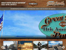 Tablet Screenshot of greatsouthhd.com